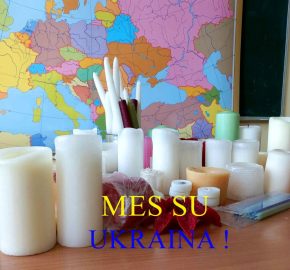 Apkasų žvakės Ukrainos kariams