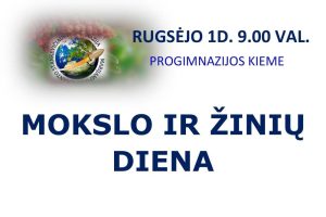 MOKSLO IR ŽINIŲ DIENA