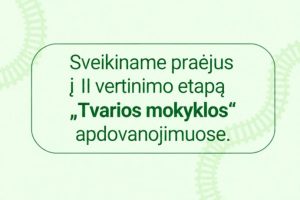 „Tvarios mokyklos“ apdovanojimai 2026 🌿